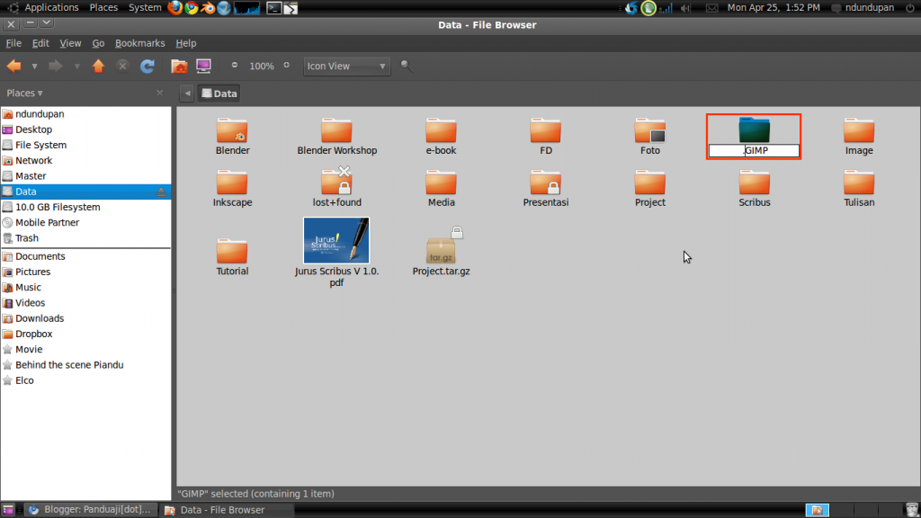 Hidden Folder di Ubuntu 1