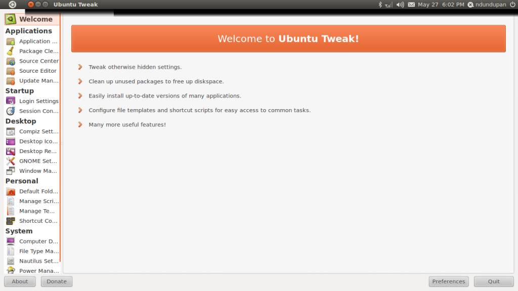 Install Ubuntu Tweak di Ubuntu 11.04 1