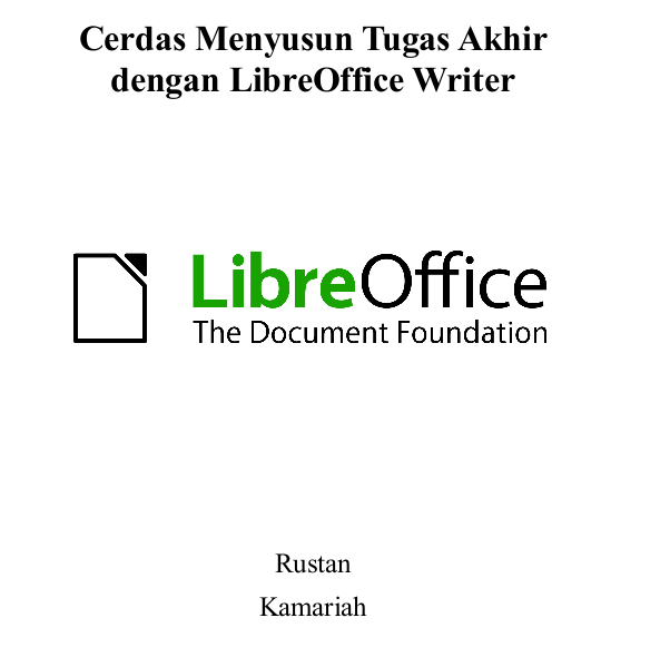 Ebook Tutorial Menyusun Buku Tugas Akhir dengan LibreOffice 4