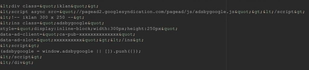Encode dengan HTMLEntities