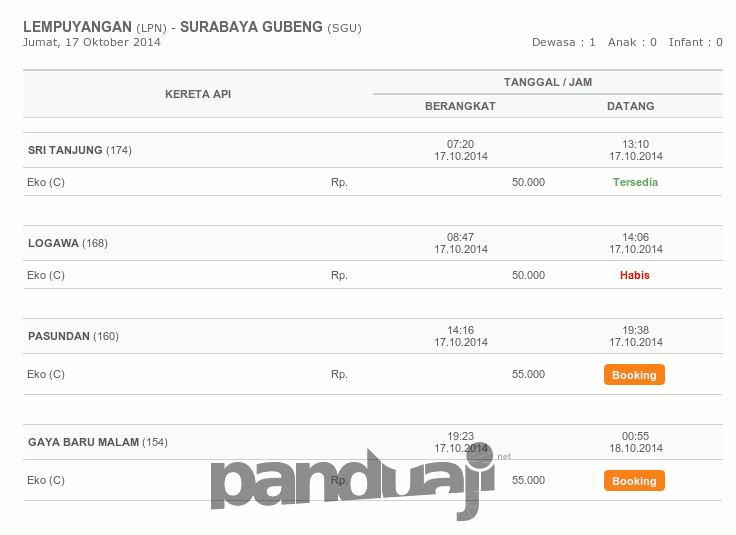 booking tiket di KAI