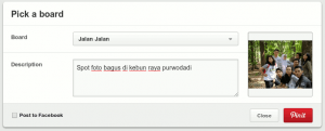 Cara Menambahkan Tombol Pinterest pada Gambar