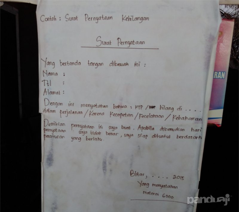 Cara Mengurus Ktp Yang Hilang Panduajinet