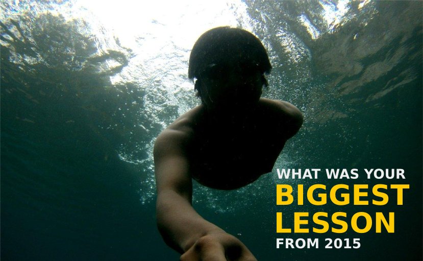  what was your biggest lesson from 2015 blog challenge