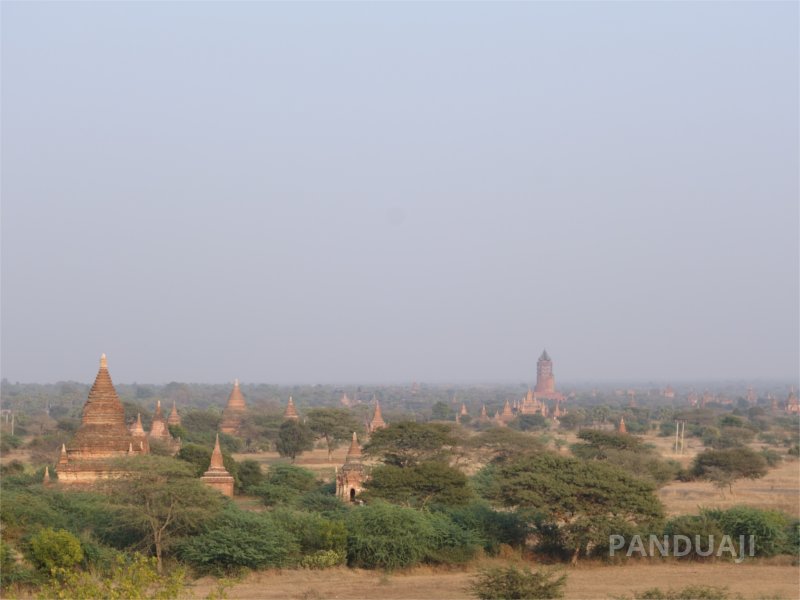 Candi Candi di Bagan, Myanmar