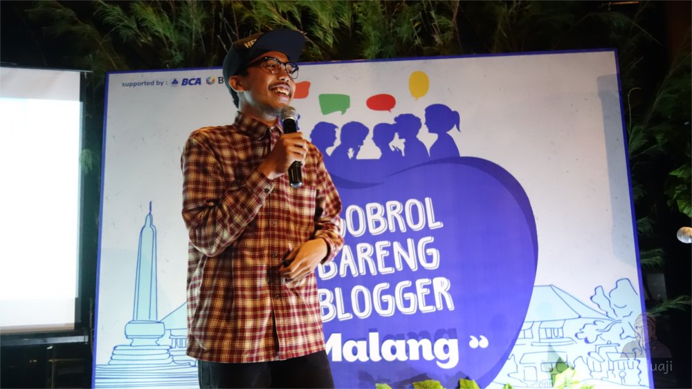 Henasatya dalam Ngobrol Bareng Blogger Malang