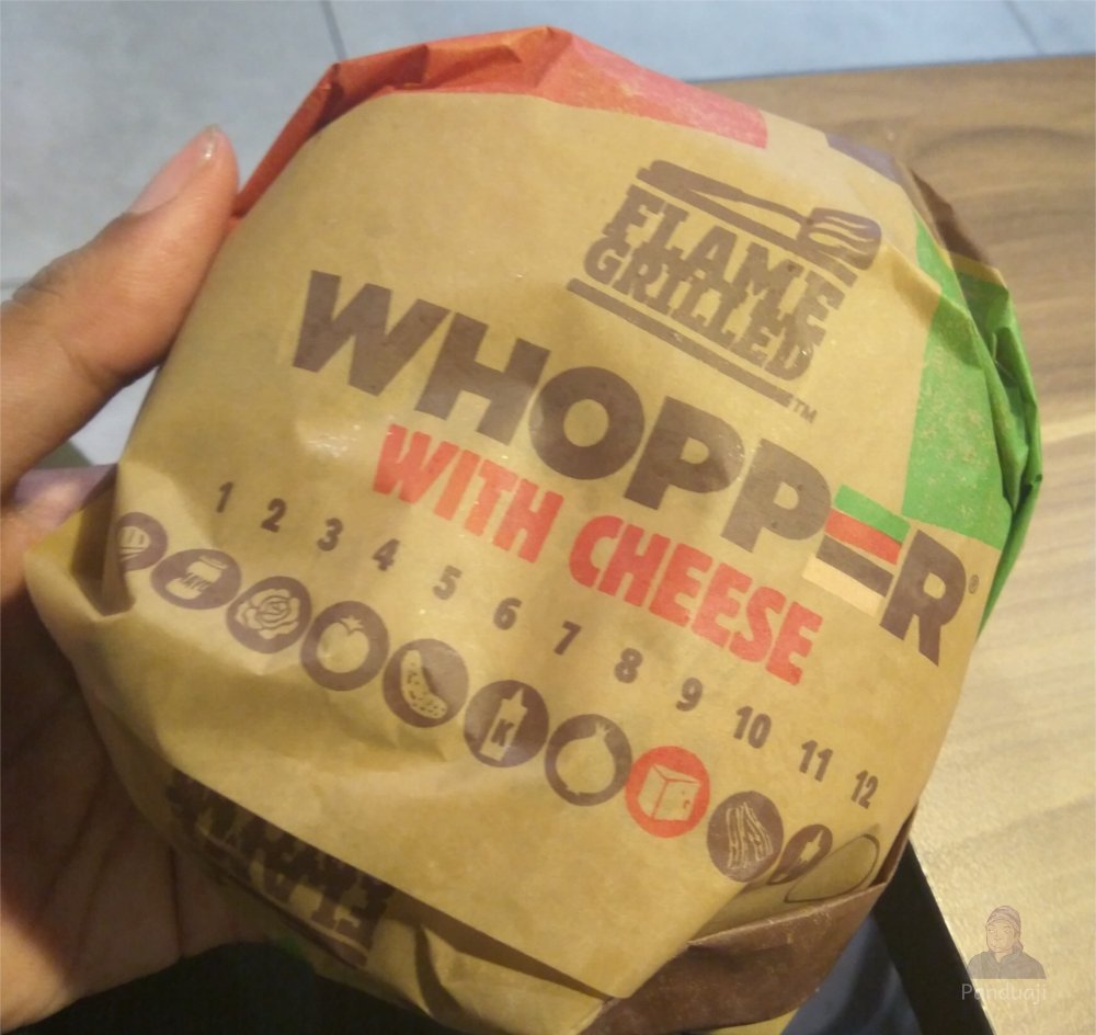Whooper with Cheese di Burger King