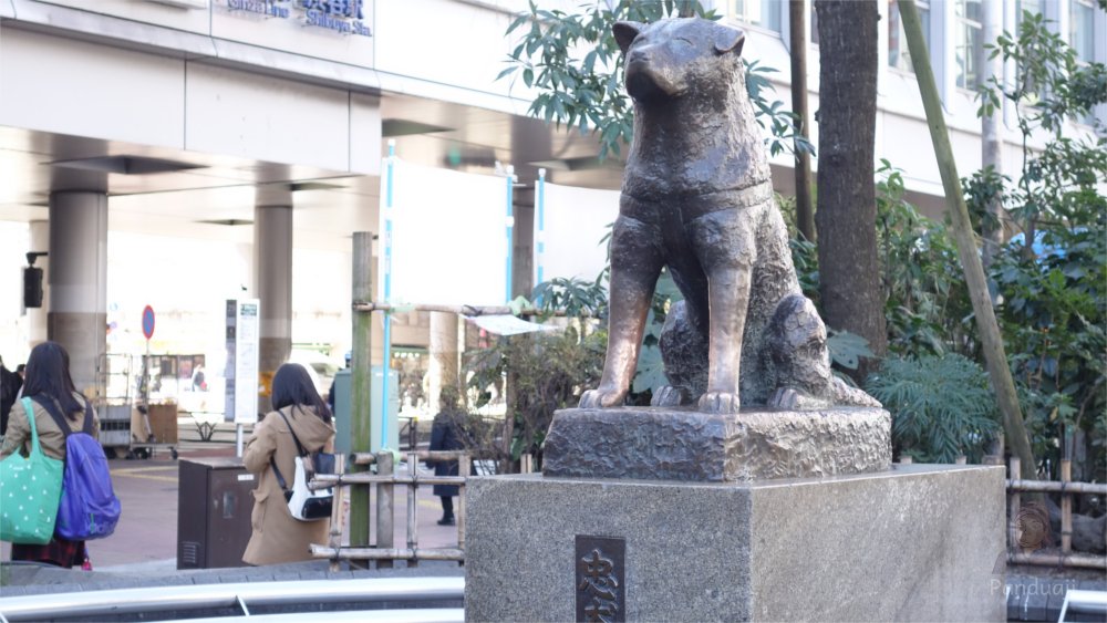 Patung Hachiko di Stasiun Shibuya