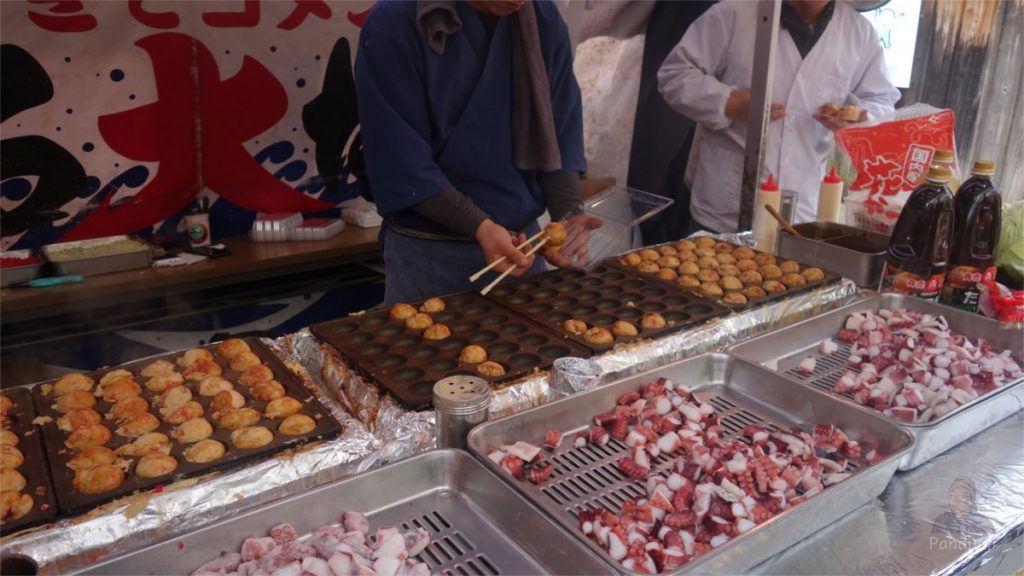 Penjual Takoyaki di Jepang