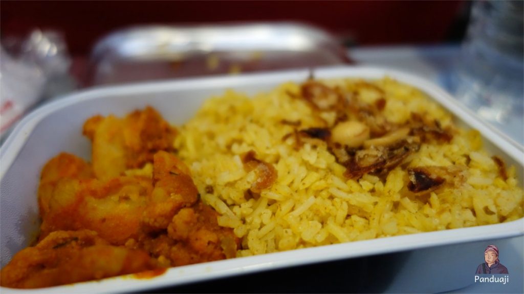 Vege Biryani Mix di Pesawat AirAsia