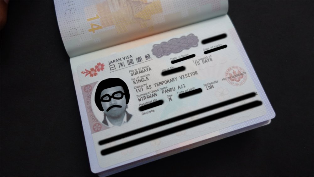 Visa Jepang di Paspor