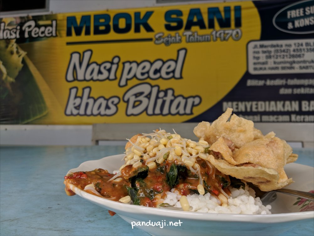 Nasi Pecel Mbok Sani