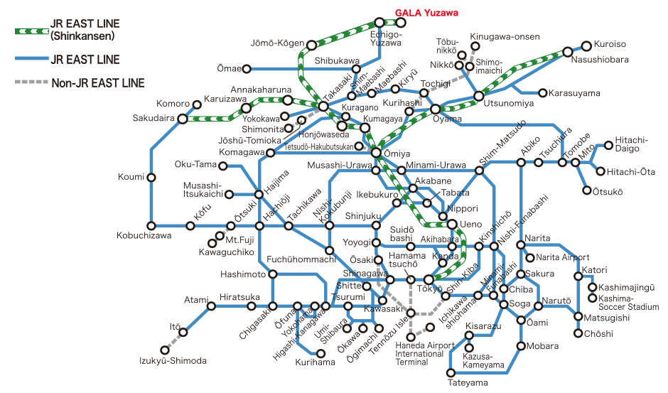 Rute Tokyo Wide Pass di Jepang
