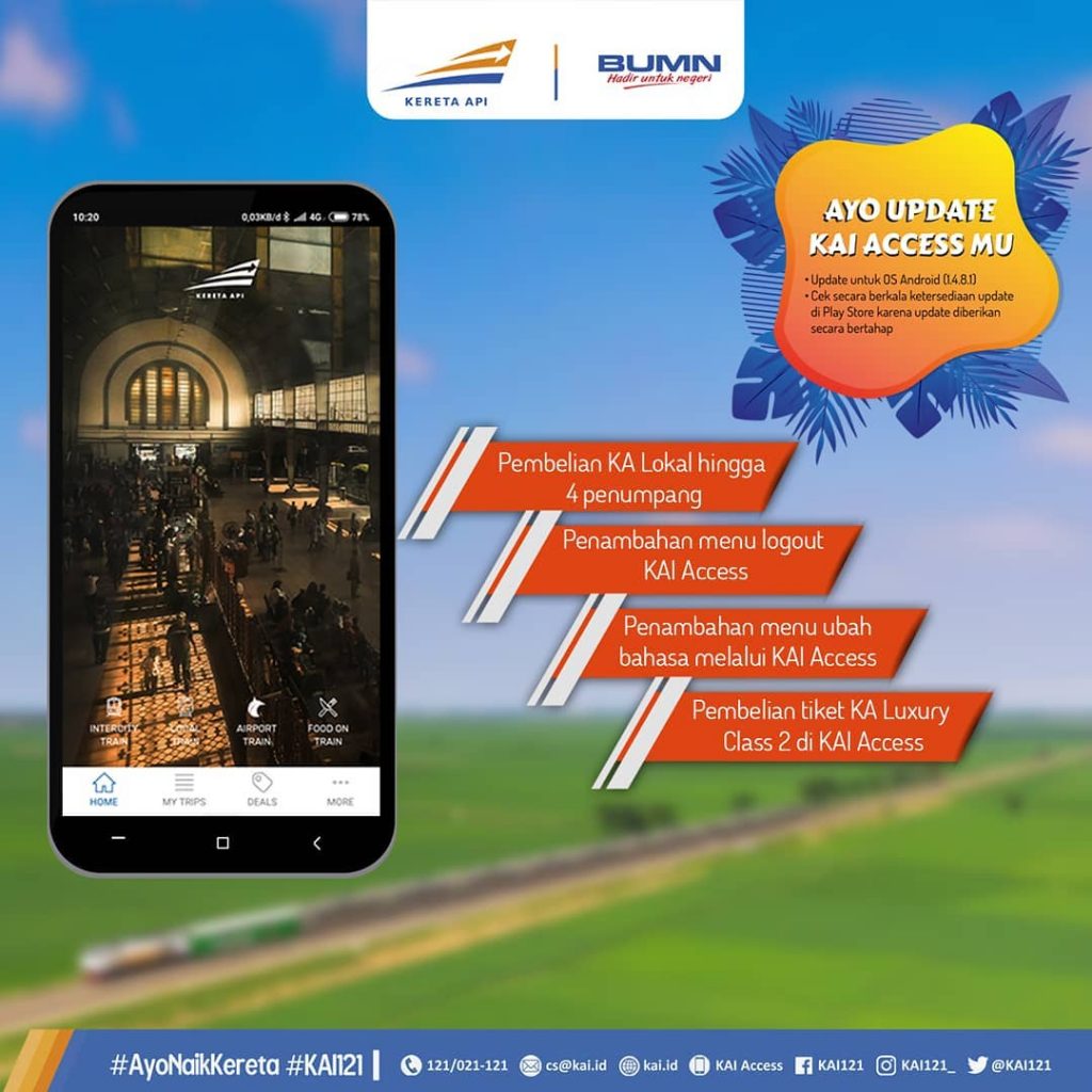 Cara Beli Tiket Kereta Api Lokal Online (Penataran, Dhoho, Pramex, dll) 3 Pesan 4 Kursi di KAI Access