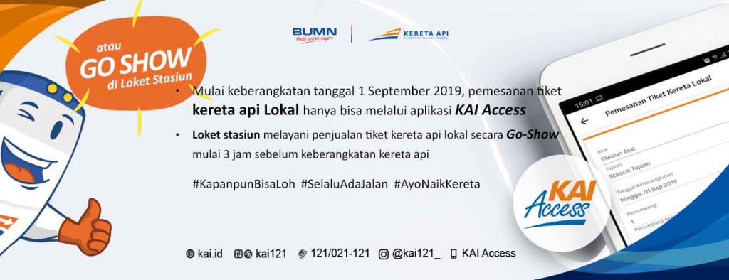 Cara Beli Tiket Kereta Api Lokal Online (Penataran, Dhoho, Pramex, dll) 1