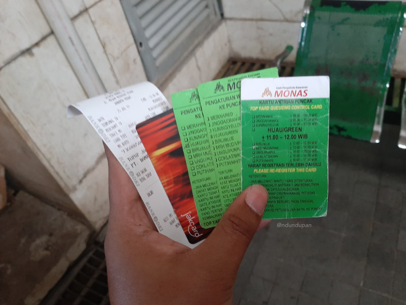 Jalan-Jalan ke Monas, Jakarta 4 Tiket Masuk Monas