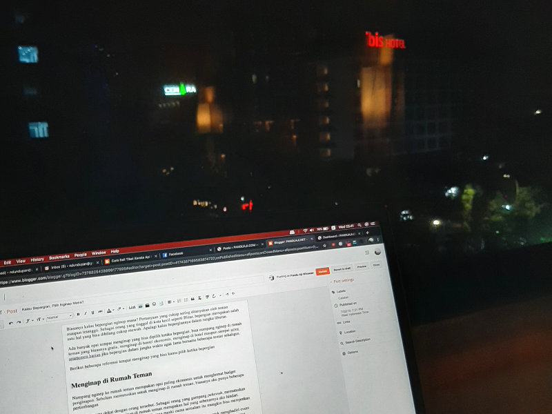 Ngeblog di Ibis Jakarta Arcadia