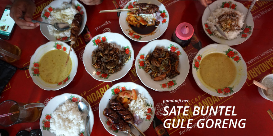 Sate Buntel Gule Goreng