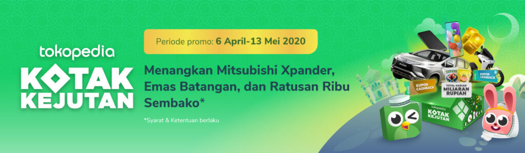 8 Promo Spesial Ramadhan dari Tokopedia, Jangan Sampai Ketinggalan! 3 Kotak Kejutan