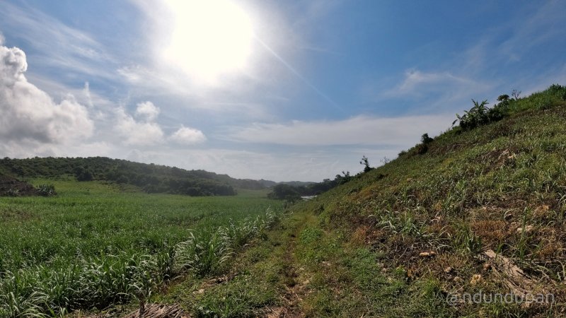 Jalan menuju Pantai Bakung