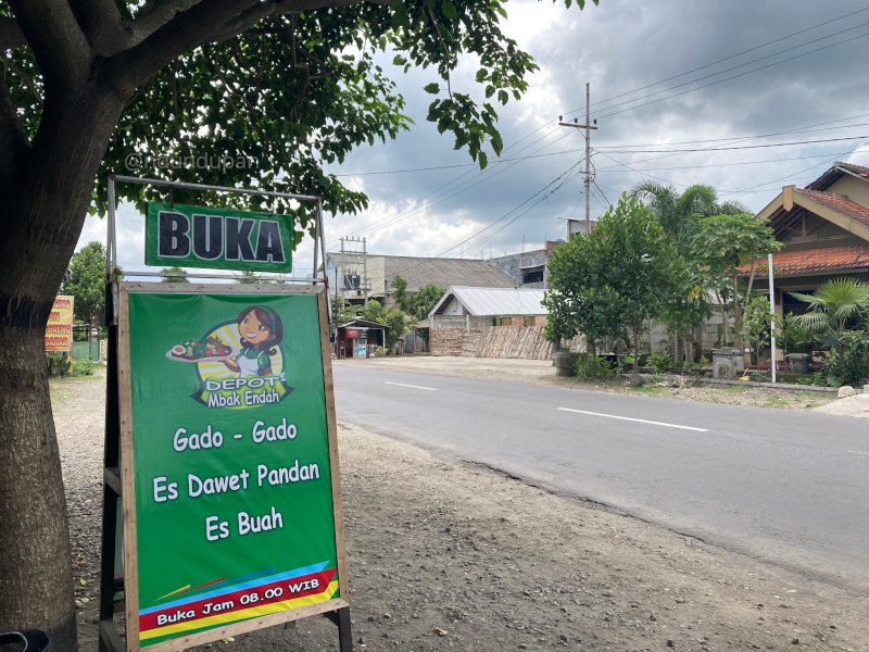 Lokasi Depot Gado Gado Mbak Endah Srengat