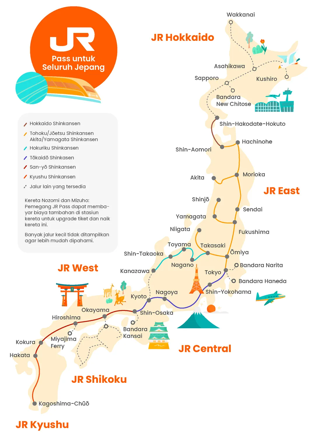 Jangkauan JR Pass Jangkauan Jr Pass