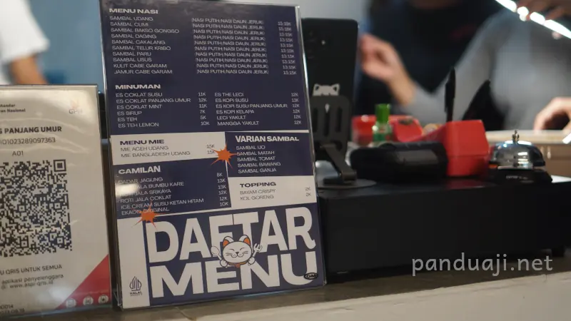 Menu Warung